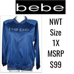 NWT Bebe Sport Plus Size 1X Bling Jacket
